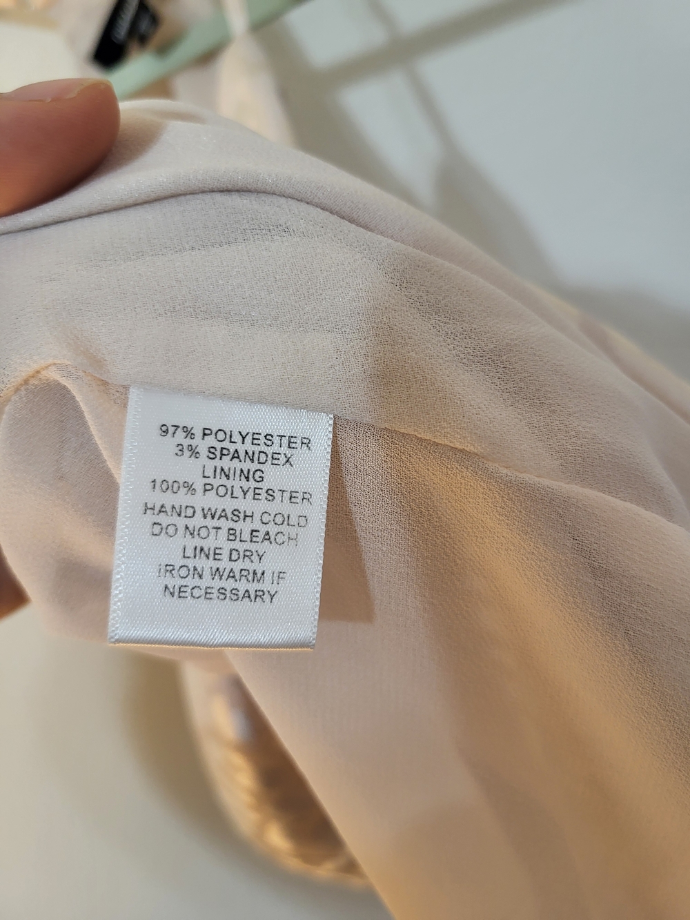 Blush Pink Satin Leopard Jacquard Tank - Picture 4 of 4
